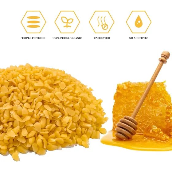 Cera De Abeja Amarilla 100% Natural Importada 