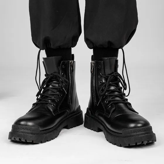 Botas De Trabajo Altas Para Hombre British Martens Boots