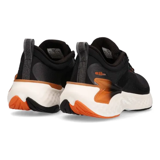 Zapatillas 361° Mandala Negro Y Naranja Hombre