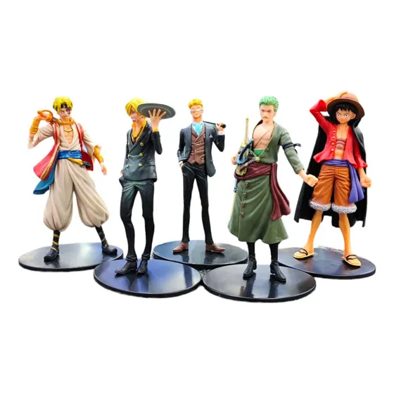 Figura One Piece Luffy Zoro Anime Pvc 18cm Coleccion Complet