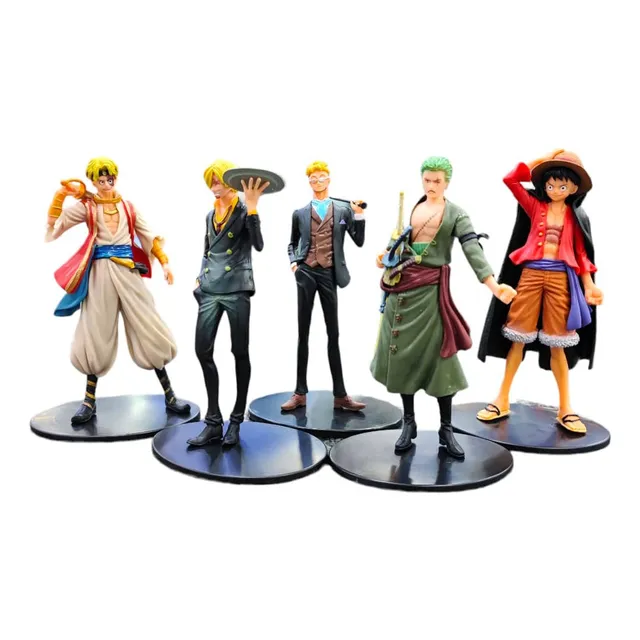 Figura One Piece Luffy Zoro Anime Pvc 18cm Coleccion Complet