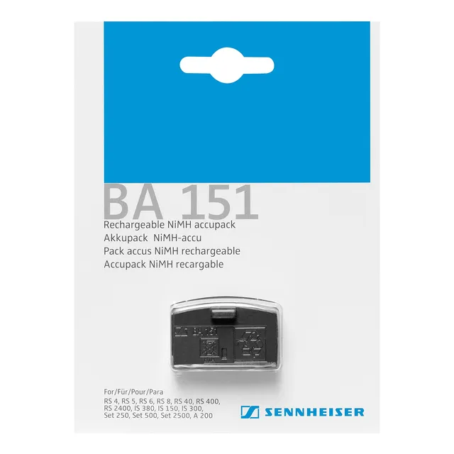 Sennheiser Ba 151 Bateria Recargable Para Auricular Ir Rf