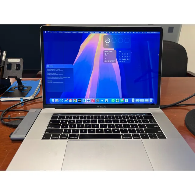 Macbook Pro  15  I7 2.6ghz 32gb Ram Gris Espacial, Excelente