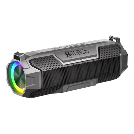 Hrebos Premium | Caixa De Som Prismasound 40w Ipx7 Prateado 127/220v