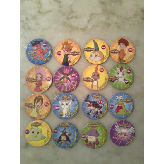 Digimon Tazos De Carton. Precio Por C/u.