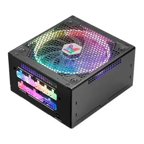 Fonte Super Flower Argb 850w 80 Plus Gold Leadex Ill Rgb Cor Preto