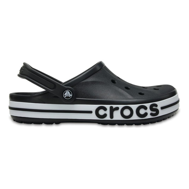 Sandália Crocs Bayaband Clog Black/white Sandália Crocs Bayaband Clog Black/white