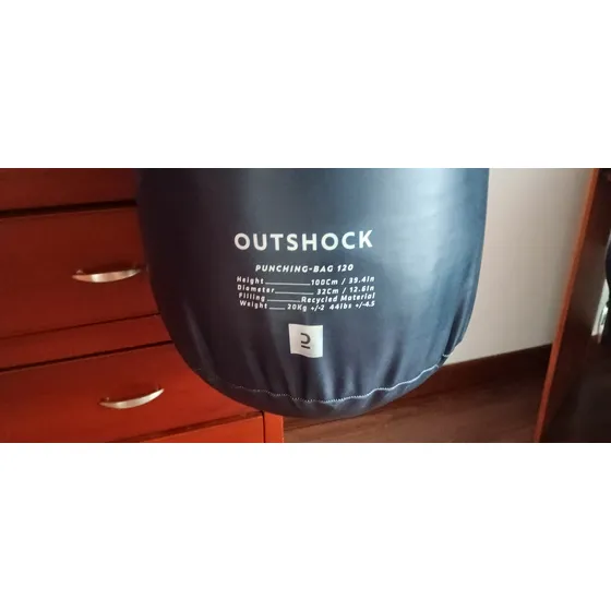 Saco De Boxeo Outshock 120 Decathlon + Guantes Profesionales