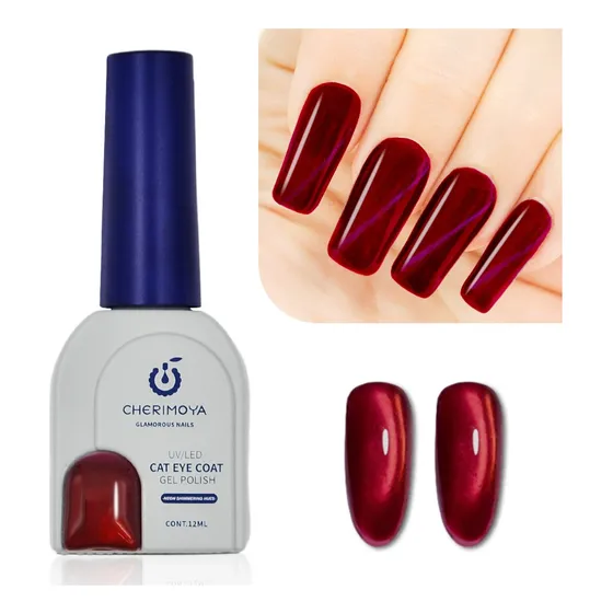 Esmalte De Uñas De Gel Neon Cat Eye 12ml Cherimoya