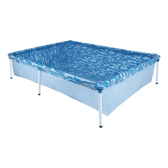 Piscina Infantil Retangular Estrutural 1000 L Mor Reforçado