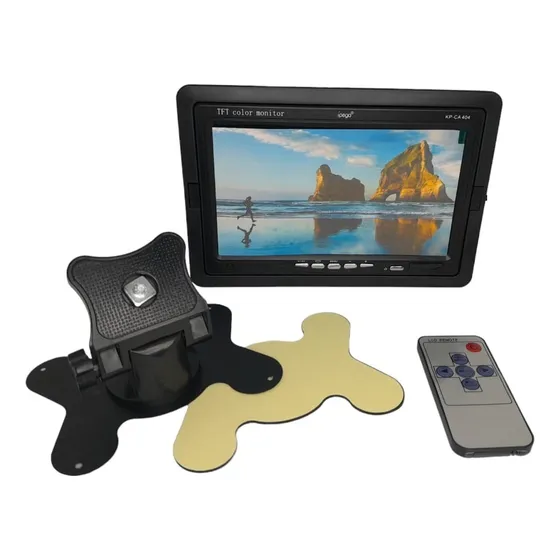 Tela Lcd 7 Polegadas Portátil Monitor Veicular Digital E73