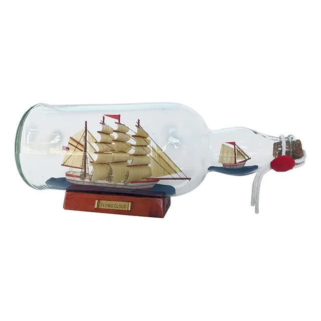 Anesten Modelo Barco Manualidad Velero Una Botella Deriva X