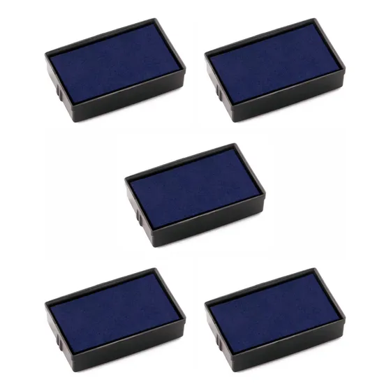 Kit 5 Refil Almofada Para Carimbos Automáticos - 14x38mm