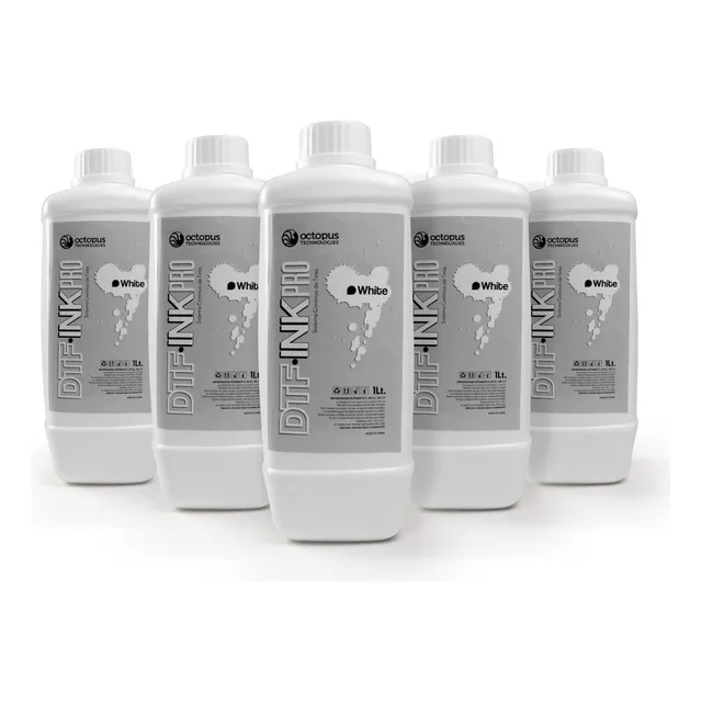 5 Lt. Tinta Dtf Blanca Premium Para Cabezales Epson Dtf