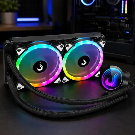 Water Cooler 240mm | Rise Mode | Black Argb