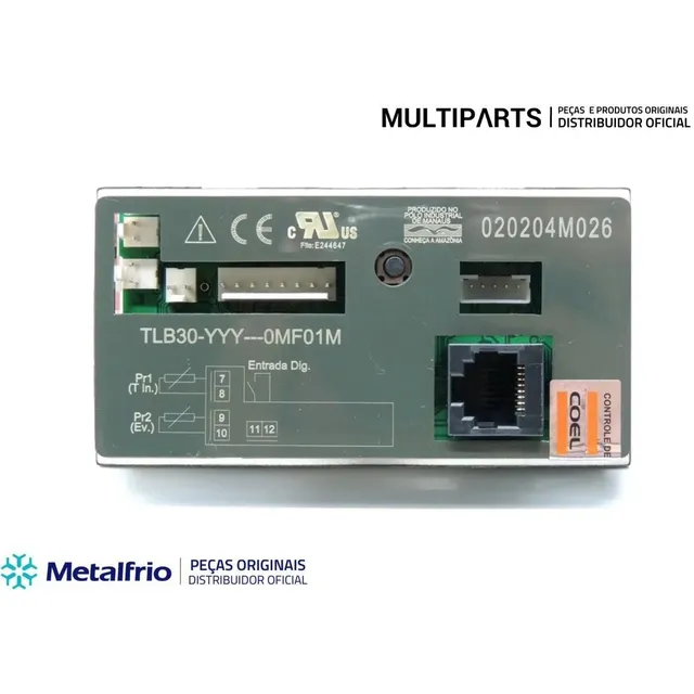 Modulo Controlador / Display 020204m026 127/220v Metalfrio
