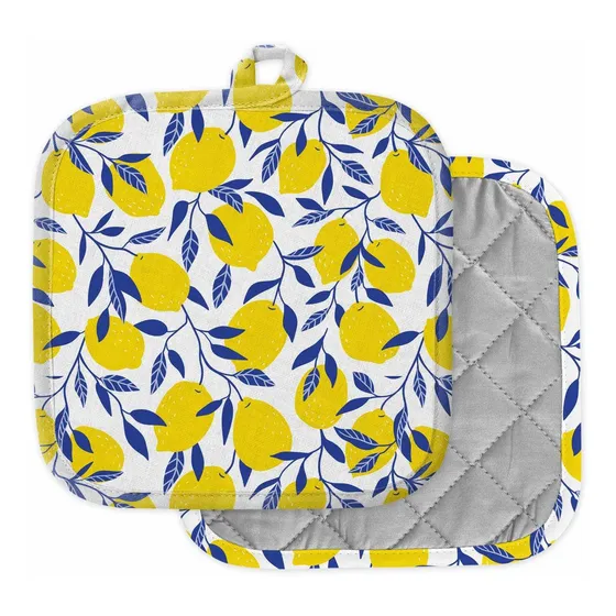 2 Soporte Para Olla Cocina Lavabl Resistente Al Calor Limon
