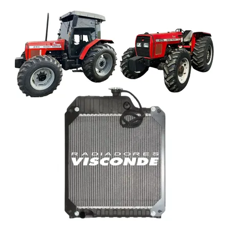 Radiador Trator Massey Ferguson 275 283 290 Visconde