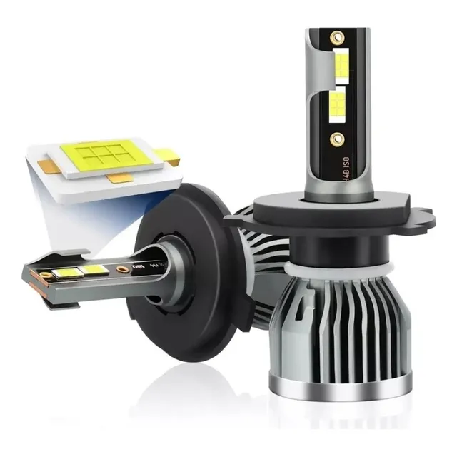 Par De Bombillo Led H4 24000 Lumenes Reales Moto/carro