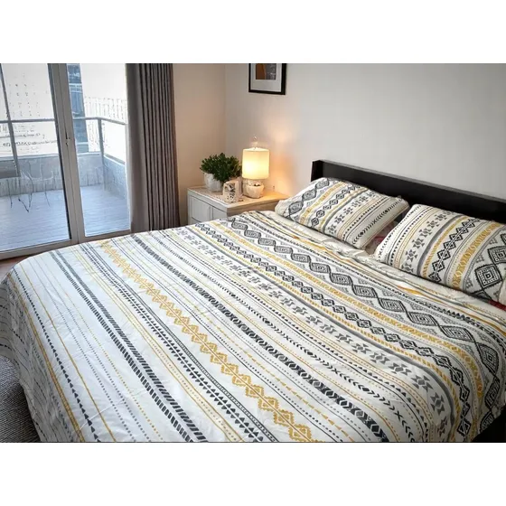 Juego De Sabanas Cama Doble Garantizado Estampada 4pzs