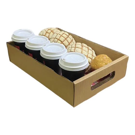 20 Charolas De Cartón Para Desayunos, Regalos, Café 30x20x7