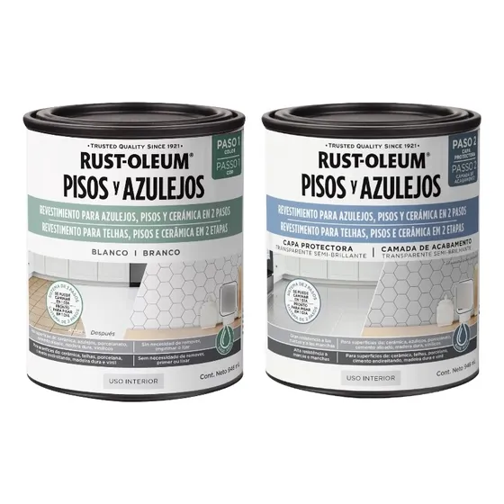 Pack Pintura Ceramicas Pisos Maderas Azulejos Antibacteria