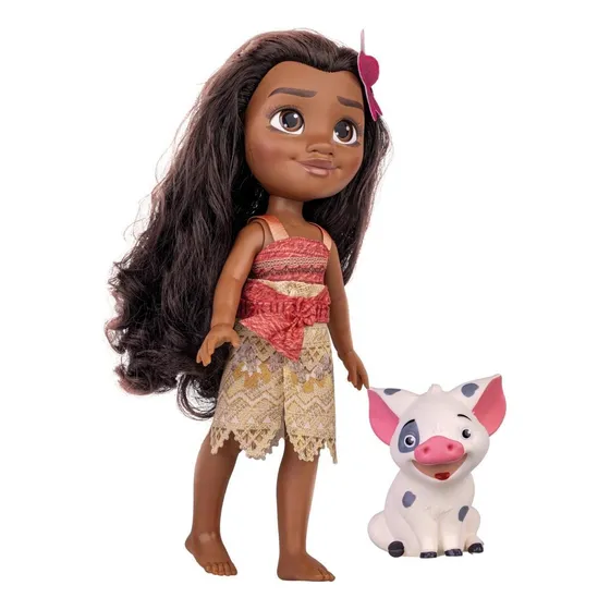 Boneca Moana Com Porquinho Puá 2600 Cotiplás