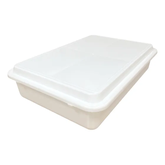 Bandeja Batea Grande Apilable Tapa Carniceria Panaderia X6 Color Blanco