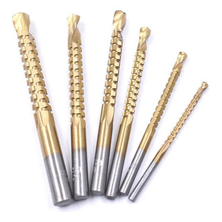 Juego De Brocas Helicoidales Con Mango De 3/4/5/6/6,5/8 Mm Juego De Brocas Helicoidales Con Mango De 3/4/5/6/6,5/8 Mm