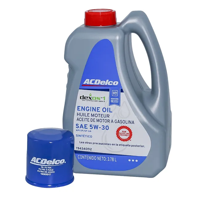 Kit Cambio Aceite Sintetico 5w30 Chevrolet Spark 1.2 2017