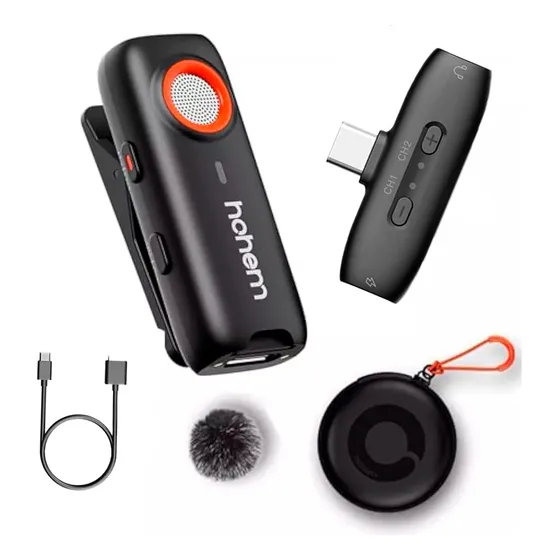 Microfono Inalambrico Celular Usb C Compatible Smartphone