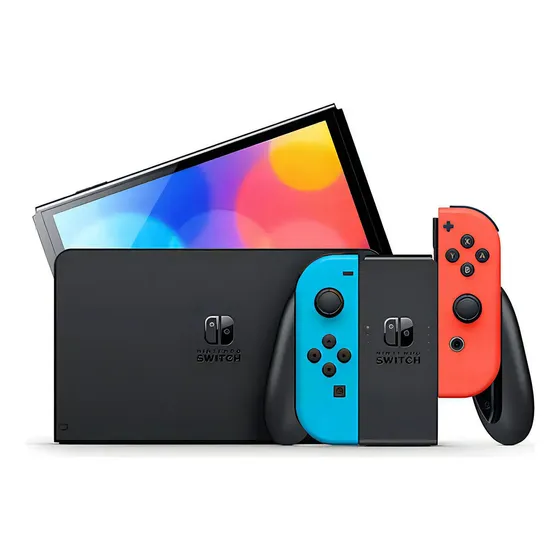 Consola Nintendo Switch Modelo Oled Neón Color Rojo | Cuotas sin interés