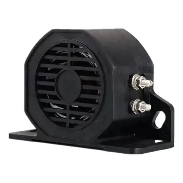 Alarma De Reverso Para Automóvil, Camión 12-24v 107db Color Negro