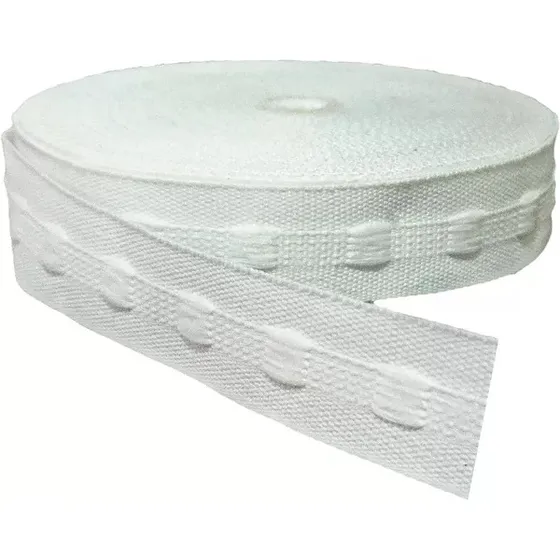 Fita Facil Cortina Wave / Trilho Suisso- 2x2 Rolo 100 Metros