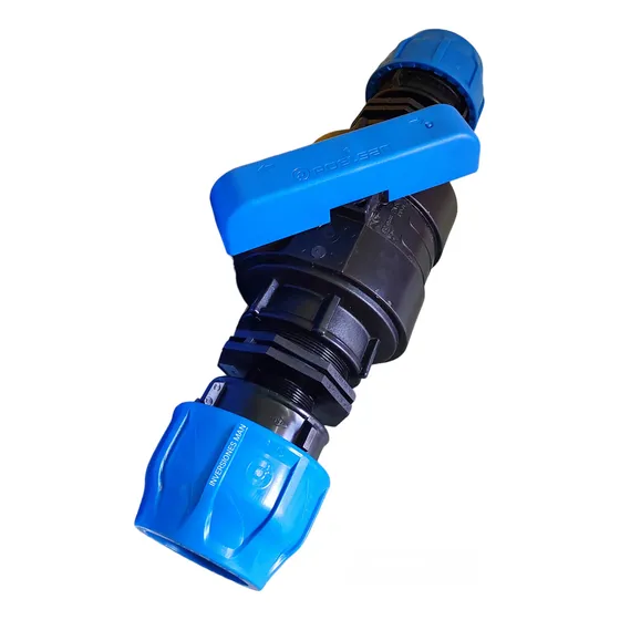 Llave Paso Principal 2 1/2 PuLG 75 Mm Riego Intemperie Pead