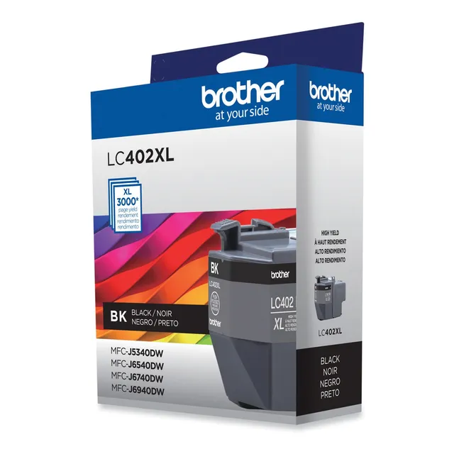 Tinta Brother Lc402xl Súper Alto Rendimiento Hasta 3000 Pág