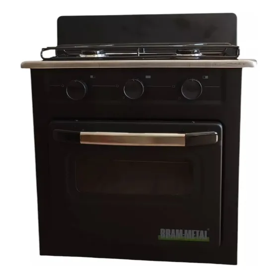 Cocina Motorhome Casa Rodante Horno Y Hornallas Bram Metal