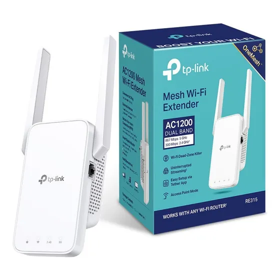 Extensor Wifi Ac1200 Tp-link RE315 Doble Banda Repetidor Onemesh