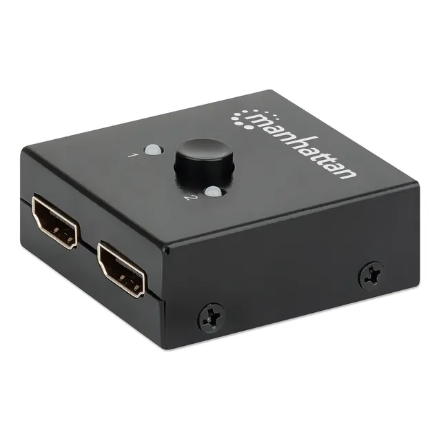 Switch Hdmi Bidireccional 4k, 2 Puertos, Manhattan 207850