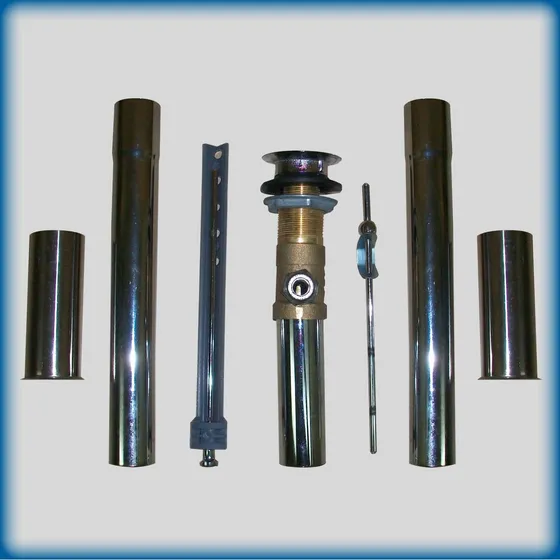 Desague Automatico Para Lavamanos Metalico 1 ¼- Kit Completo