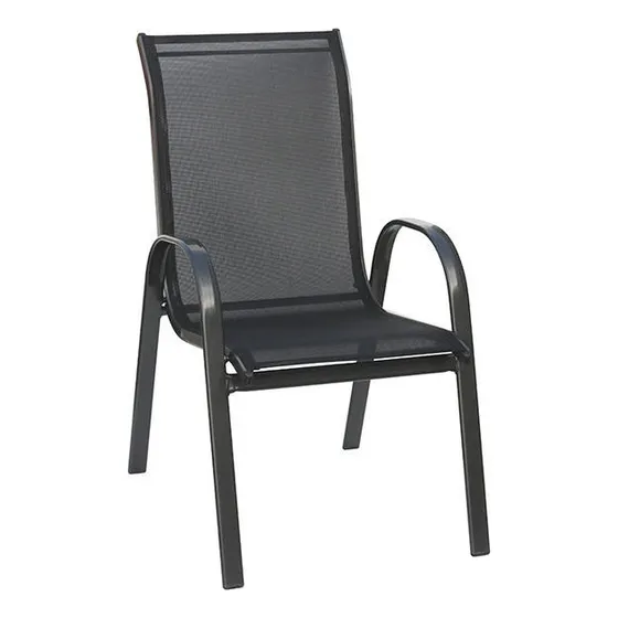 Silla Butaca De Jardin Acero Para Exteriores Textilina 