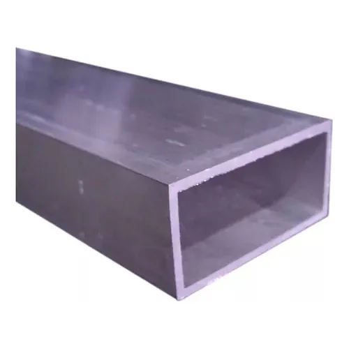 Tubo Rectangular Aluminio Natural Regla 50x25x1.5mm 3mts