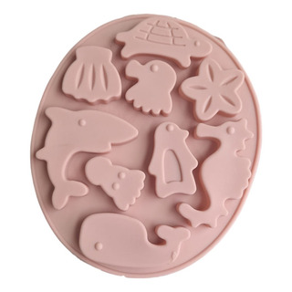 * Molde Silicon 9 Animales Mar Concha Fondant Choco Jabon * Molde Silicon 9 Animales Mar Concha Fondant Choco Jabon