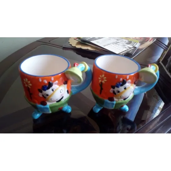 Tazas Para Café De Vaquita.