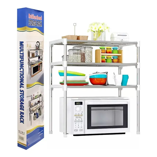 Organizador Alimentos Estante Repisa 3 Niveles Desmontables