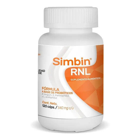 120 Cápsulas De Simbin Rnl Sabor N/a