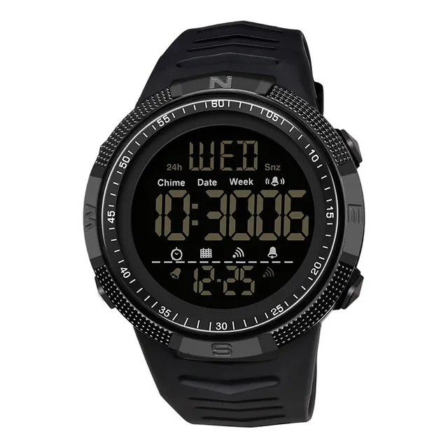 Reloj De Pulsera Digital Con Visión Nocturna, Esfera Grande,