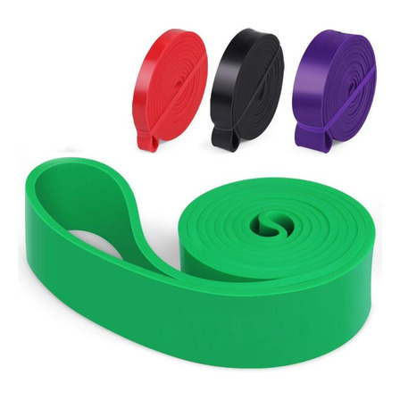Kit 4 Super Band Elástico Fitness Fita Elástica Musculação Kit 4 Super Band Elástico Fitness Fita Elástica Musculação