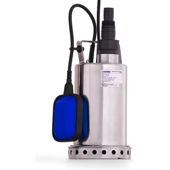 Bomba De Agua Sumergible Acero Inox 1.2hp P/aljibe Domosa