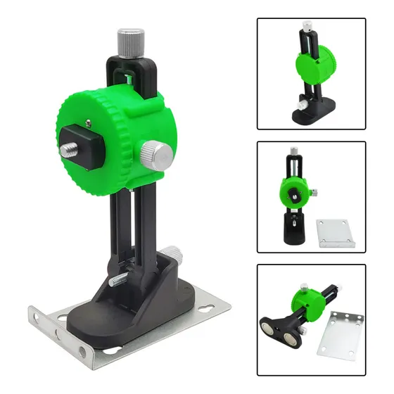 Suporte Para Nível Laser Magnético De Parede Com 2 Imãs 1/4